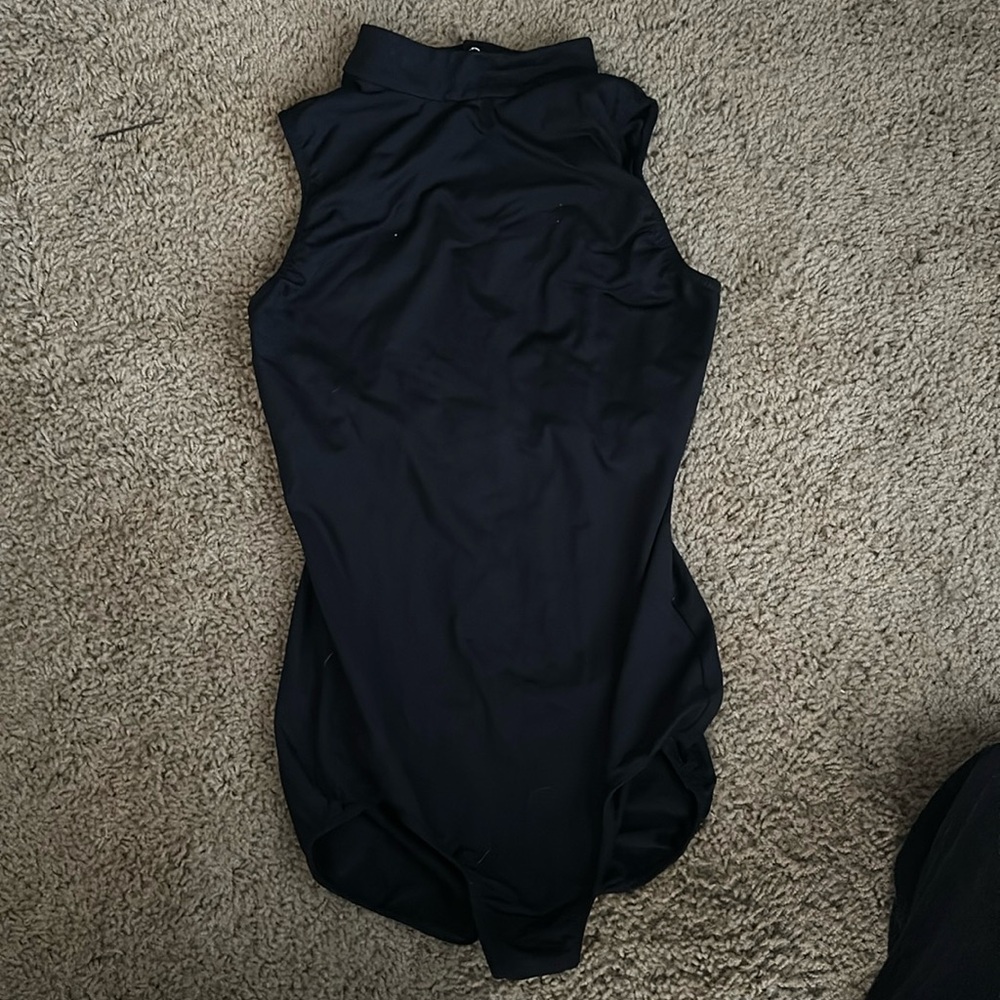 MA black dance leotard